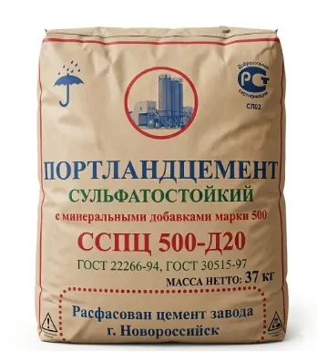 Купить Цемент М500 Д20 Новороссийск, 37 кг ЦЕМЕНТ+