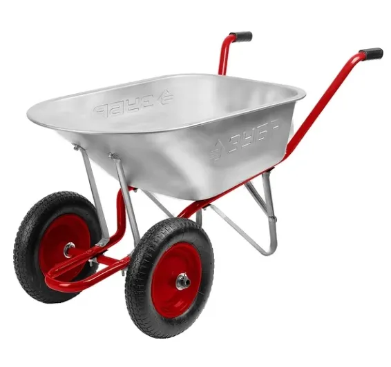 Купить Строительная, двухколесная тачка 90 л, 180 кг ЗУБР Т-21, 39952