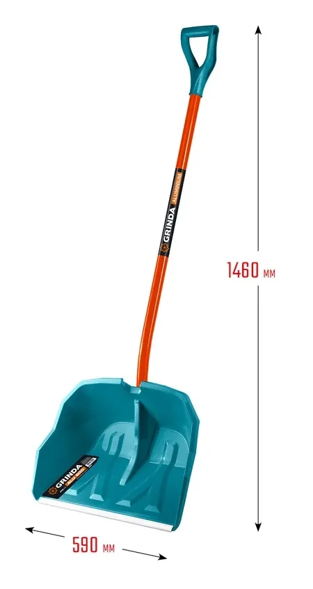Купить Снеговая лопата ширина Grinda PROLine Alu-600 590 мм, пластиковая 39942