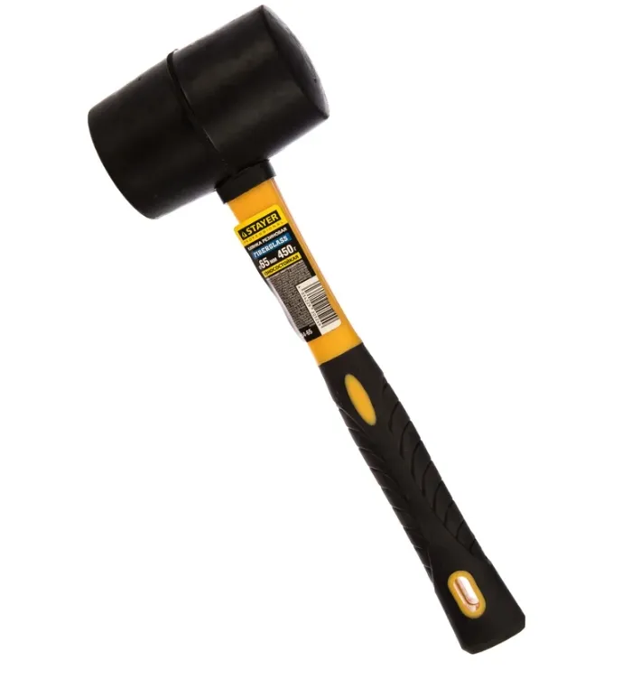 Купить Киянка чёрная резиновая 450 г STAYER 2054-65