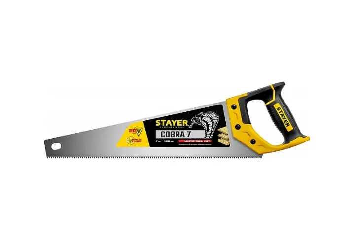 Купить Ножовка универсальная STAYER Cobra 7х400 мм 1510-40
