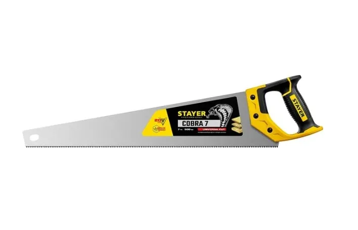 Купить Ножовка универсальная STAYER Cobra 7х500 мм 1510-50