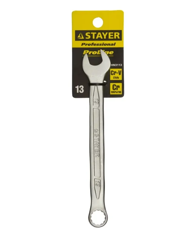 Купить Ключ гаечный комбинированный Stayer 13 мм 27081-13
