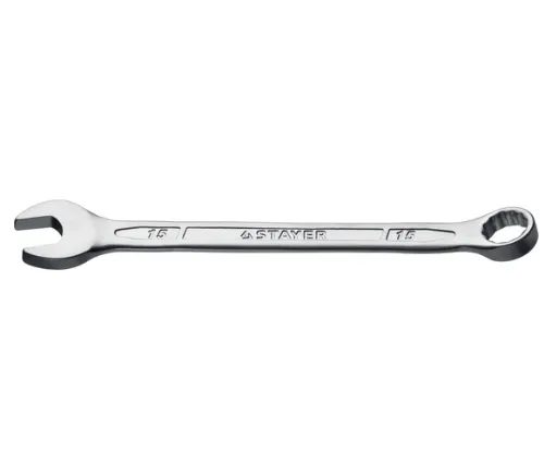 Купить Ключ гаечный комбинированный Stayer 15 мм 27081-15