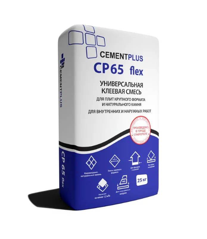 Купить Смесь сухая клеевая CP 65 flex 25 кг