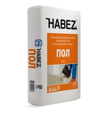 Купить Наливной пол гипсовый Habez-Gips 30 кг
