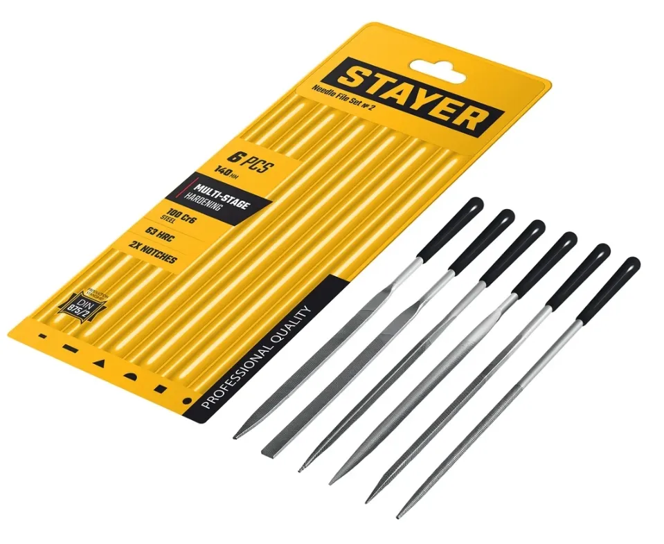 Купить Набор надфилей STAYER 140 мм 6 шт. 1603-10-H6