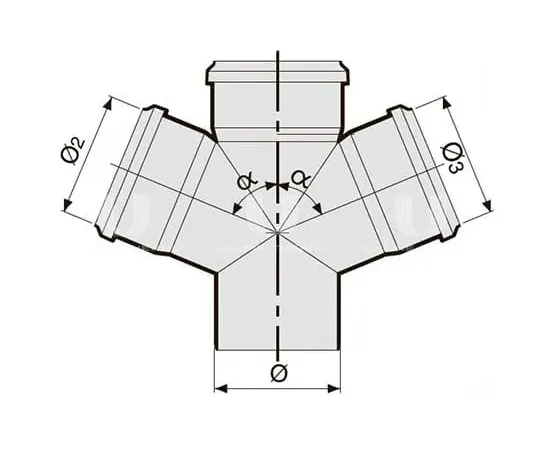 Купить Крестовина Sinikon СТАНДАРТ 110х110х87° 506015.R