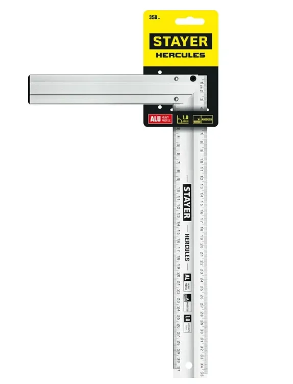 Купить Жесткий столярный угольник STAYER Hercules 350 мм 3432-35