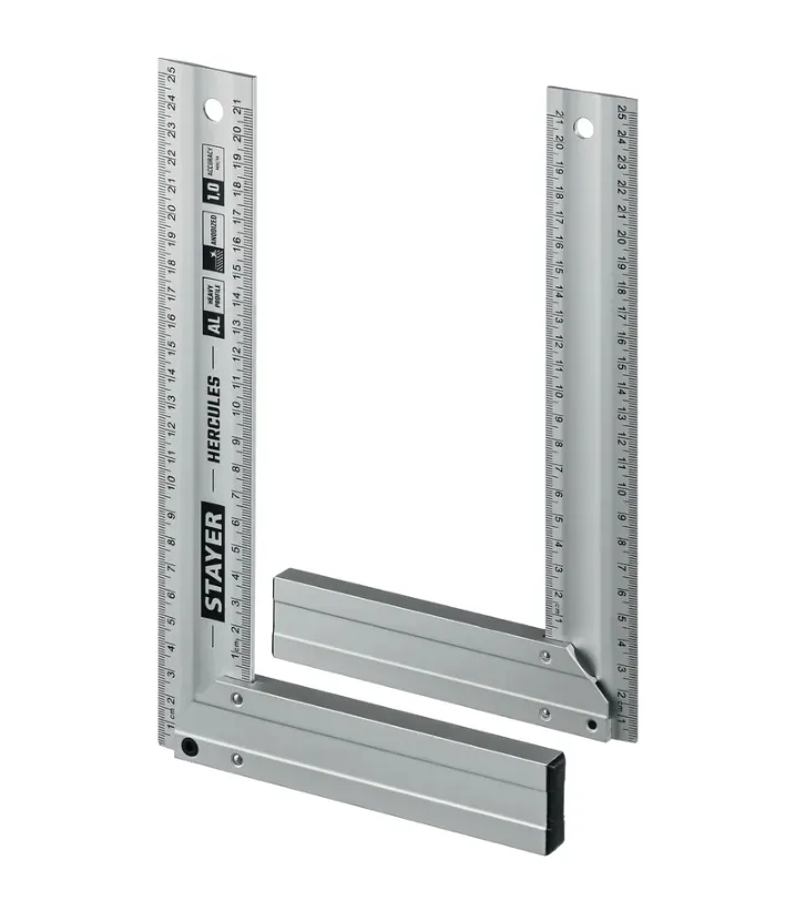 Купить Жесткий столярный угольник STAYER Hercules 400 мм 3432-40