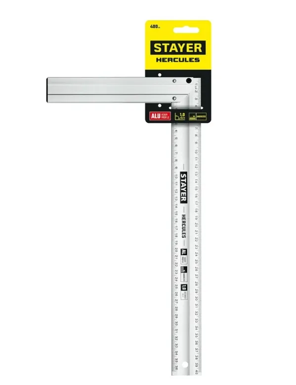 Купить Жесткий столярный угольник STAYER Hercules 400 мм 3432-40