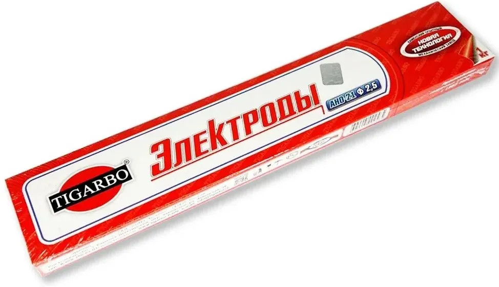 Купить Электроды АНО-21 TIGARBO 3 мм 20/1 кг