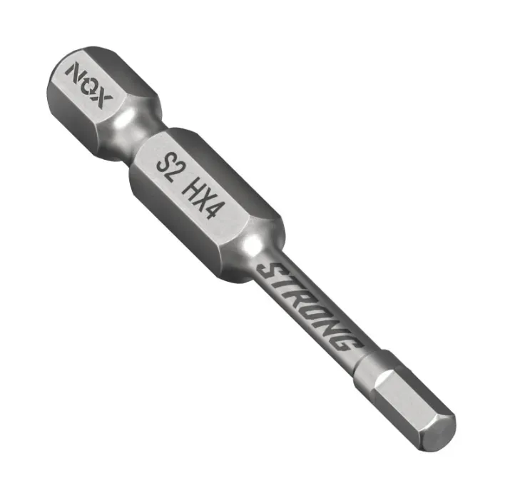Купить Бита торсионная STRONG 2 шт; HEX4х50 мм; карта; E6.3 NOX 338450-2