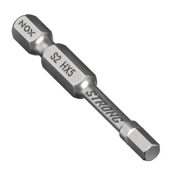 Купить Бита торсионная STRONG 2 шт; HEX5х50 мм; карта; E6.3 NOX 338550-2