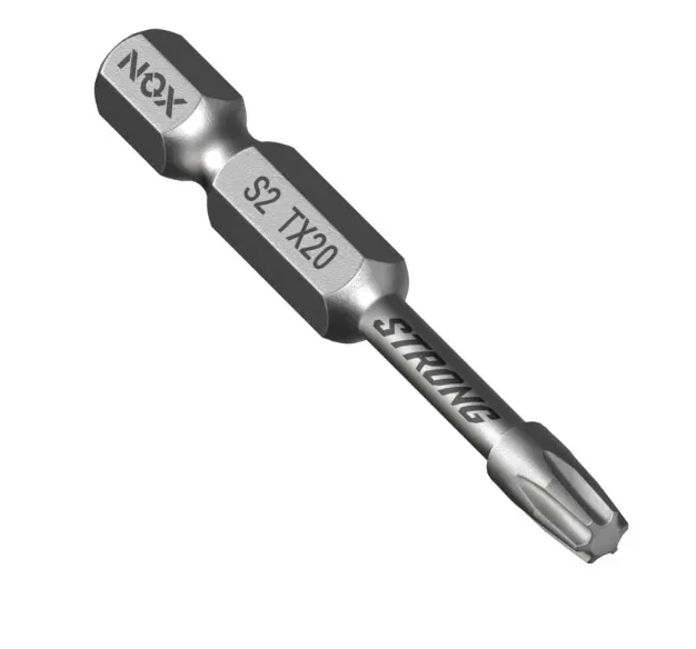 Купить Бита торсионная STRONG 2 шт; TX20х50 мм; карта; E6.3 NOX 339205-2