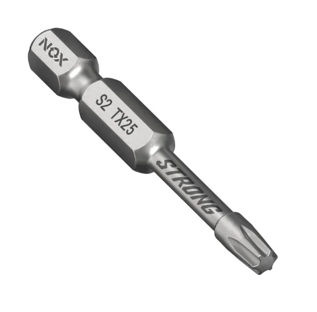Купить Бита торсионная STRONG 2 шт; TX25х50 мм; карта; E6.3 NOX 339255-2