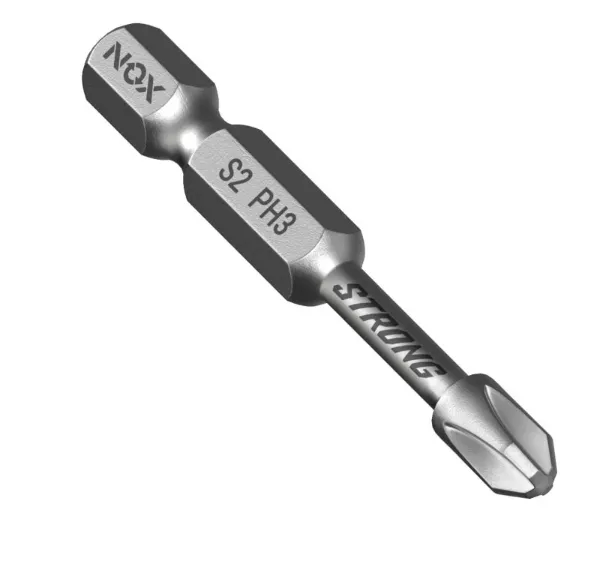 Купить Бита торсионная STRONG 2 шт; PH3х50 мм; карта; E6.3 NOX 336350-2