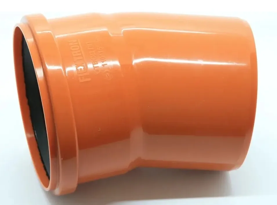 Купить Отвод для наружной канализации Flextron d 110 мм, 15 градусов 148009