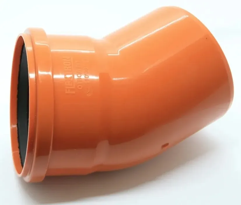 Купить Отвод для наружной канализации Flextron d 110 мм, 30 градусов 138461