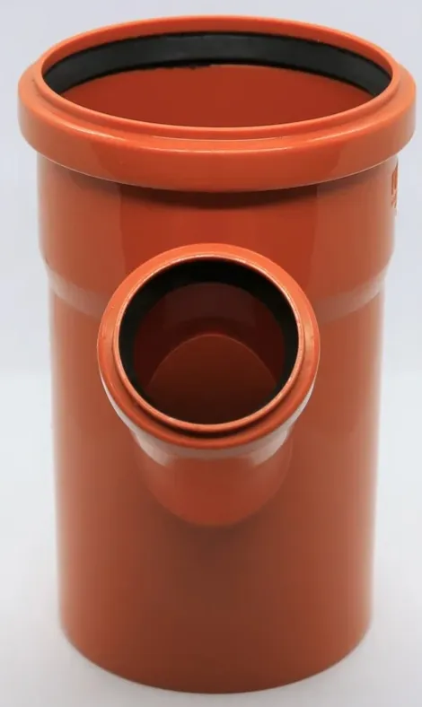 Купить Тройник ПП для наружной канализации D=110х50 мм, угол 45°, Flextron
