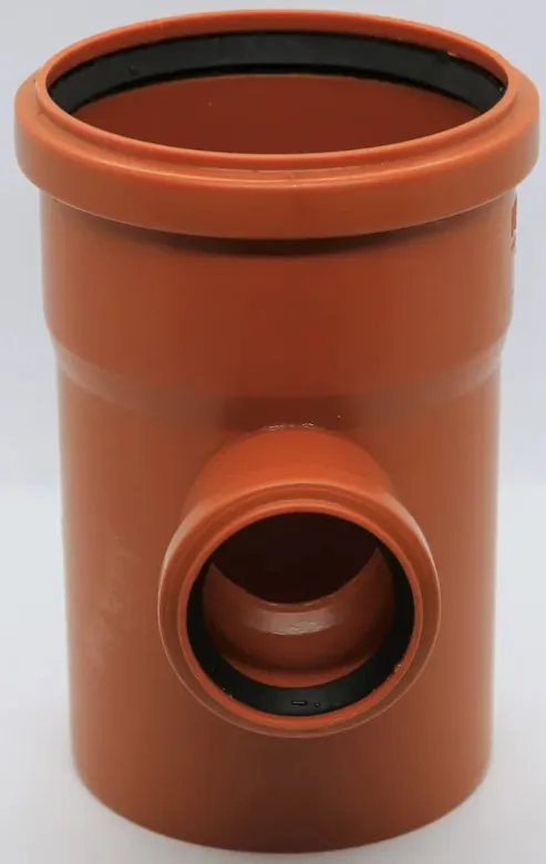 Купить Тройник ПП для наружной канализации D=110х50 мм, угол 87,5°, Flextron
