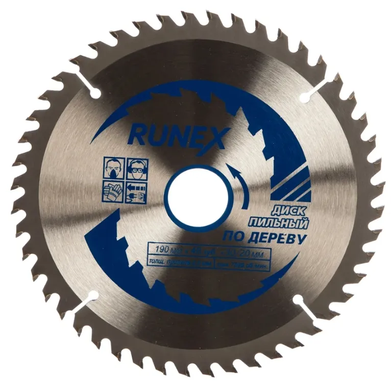 Купить Диск пильный по дереву 190х20/30 мм; Z48 Runex 551010