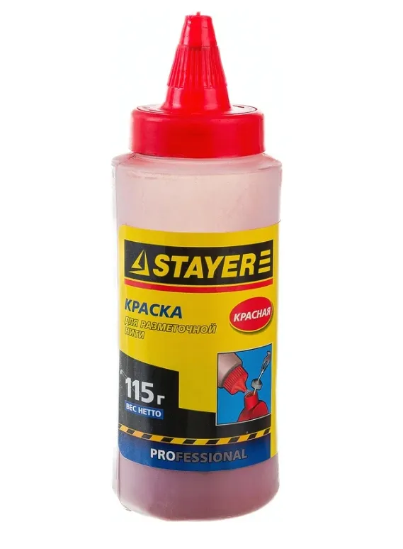 Купить Красная краска для разметочной нити 115 г STAYER 2-06401-2