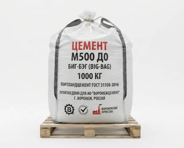 Купить Цемент Биг Бэг М500 Д0 Воронеж 1000 кг
