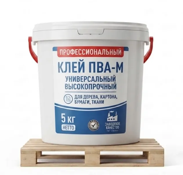 Купить Клей ПВА-М Профессионнальный 5 кг