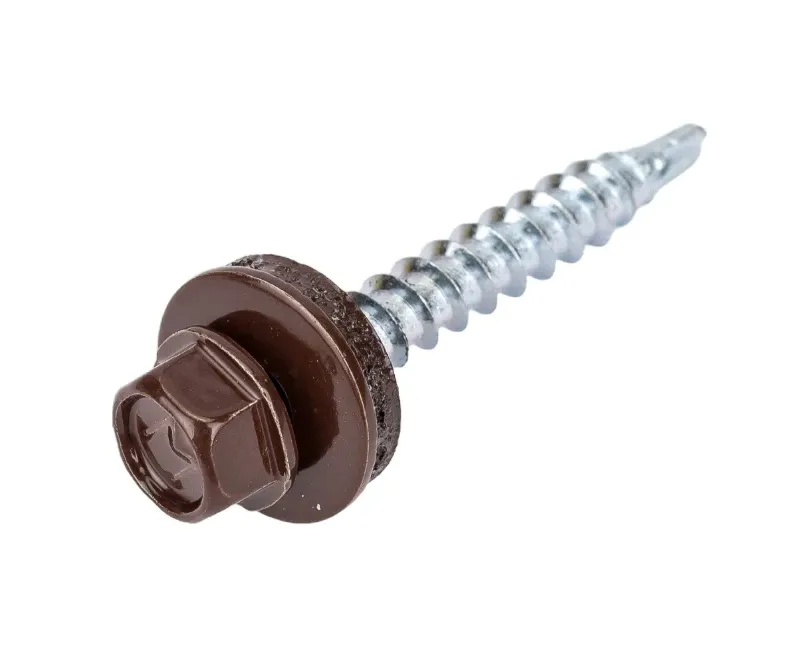 Купить Кровельный саморез Daxmer 4,8x35 RAL 8017 сверло №1, 250 шт