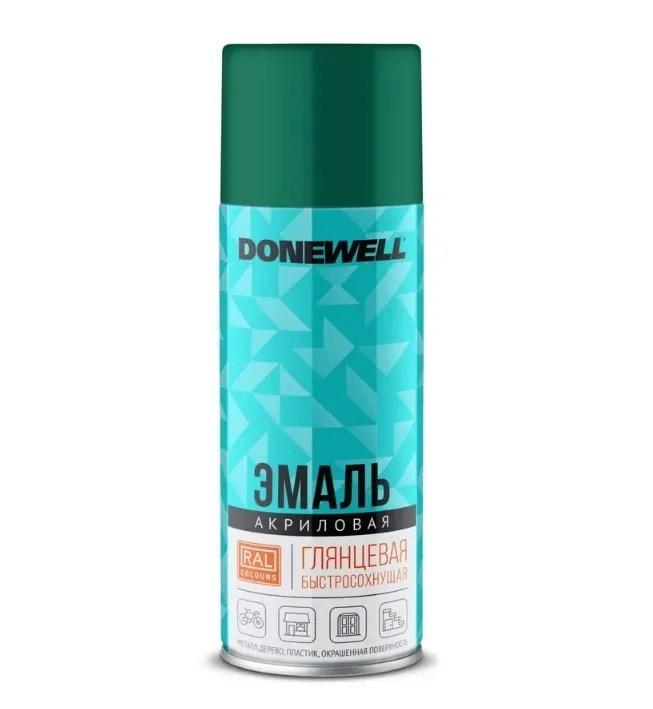 Купить Аэрозоль DONEWELL RAL 6016 темно-зеленая 520 мл