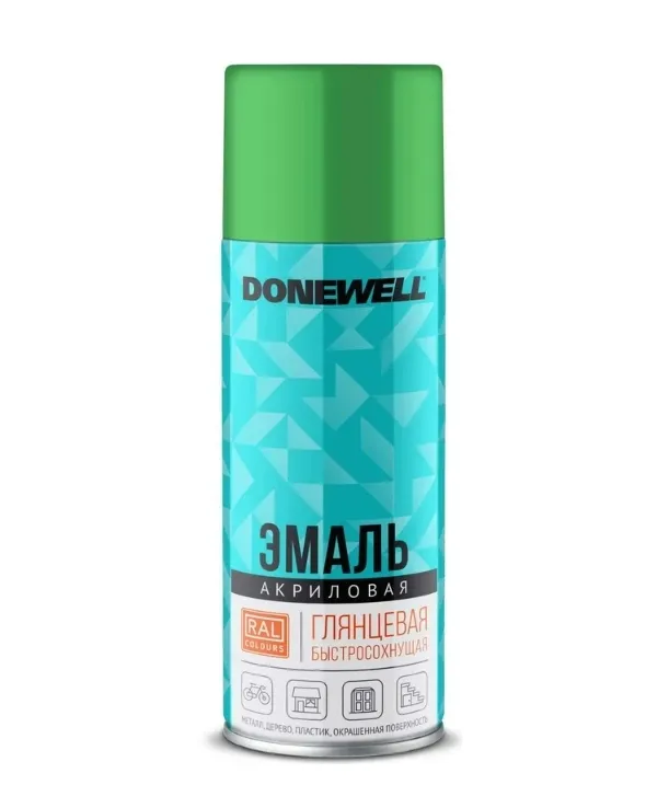 Купить Аэрозоль DONEWELL RAL 6024 светло-зеленая 520 мл