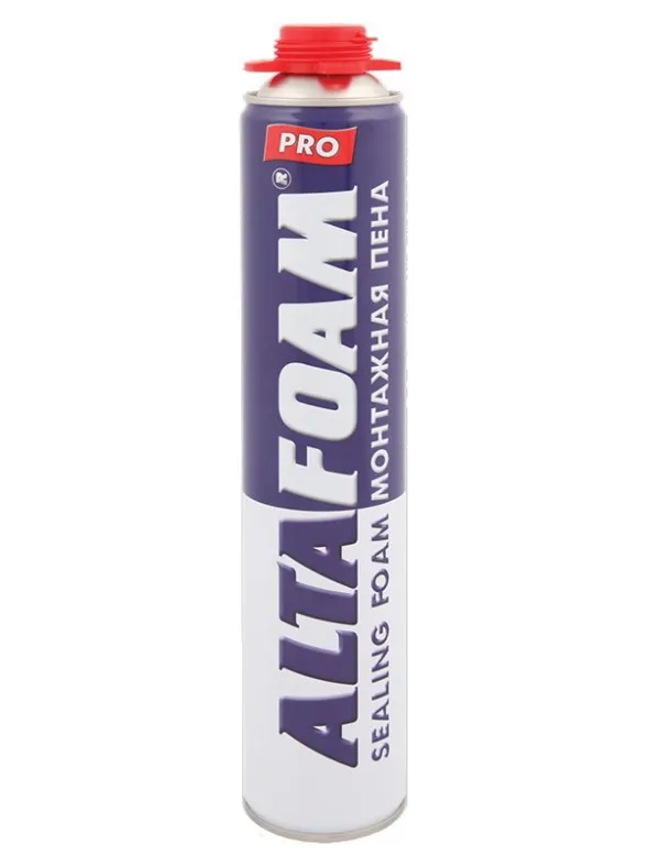 Купить Пена монтажная AltaFoam PRO всесезонная 750 мл