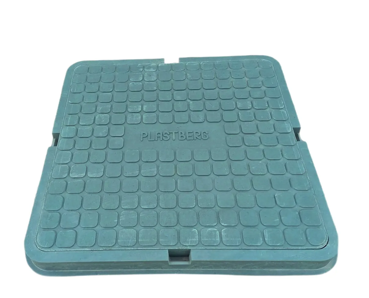 Купить Люк квадратный большой 660х660 (3т) зеленый
