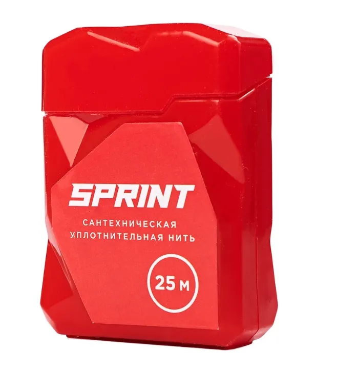 Купить Уплотнительная нить, подмотка для труб Sprint бокс 25 м, блистер