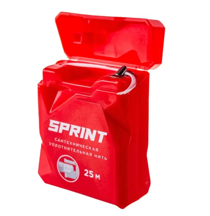 Купить Уплотнительная нить, подмотка для труб Sprint бокс 25 м, блистер