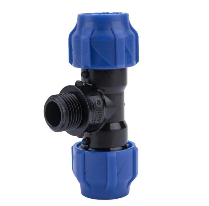 Купить Тройник компрессионный с наружной резьбой 25x1/2′′ Valfex 053.074.045