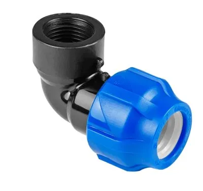 Отвод компрессионный 90 градусов с внутренней резьбой 50х1 1/2" Valfex 053.071.225