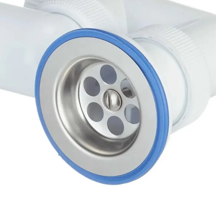 Купить Сифон VIRPLAST "Универсал" 1.1/2" для душевого поддона и ванны, с нерж. чашкой и гофрой 40/50 L 800мм