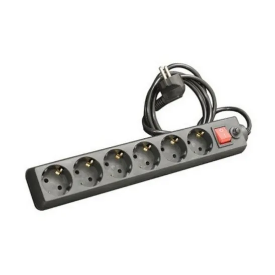 Купить Сетевой фильтр UNIVersal ПВС 3х0,75 черный 1,8 м 967U-4001