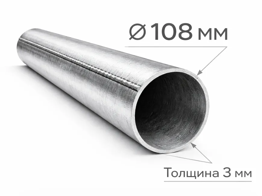 Купить Труба электросварная 108х3 мм ГОСТ